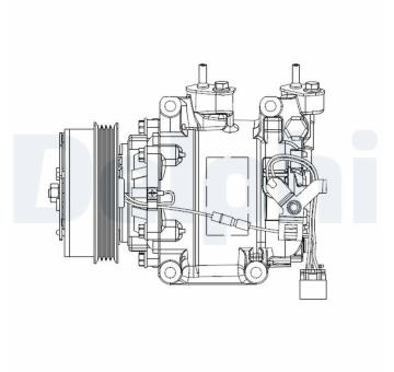 Kompresor, klimatizace DELPHI CS20515