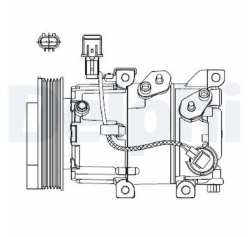 Kompresor, klimatizace DELPHI CS20518