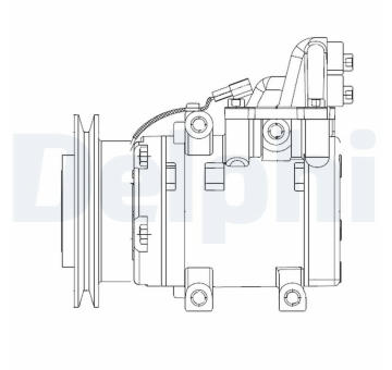 Kompresor, klimatizace DELPHI CS20524