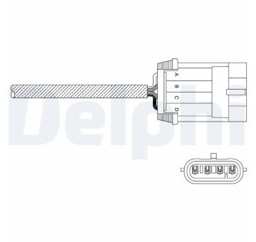 Lambda sonda DELPHI ES11050-12B1