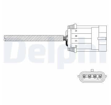 Lambda sonda DELPHI ES11053-12B1