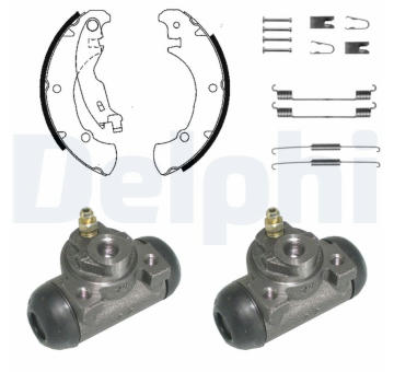 Sada brzdových čelistí DELPHI KP1033