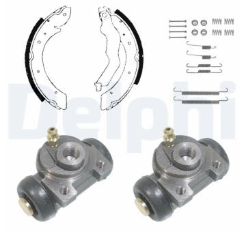 Sada brzdových čelistí DELPHI KP1057