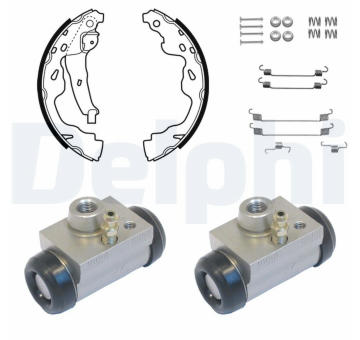 Sada brzdových čelistí DELPHI KP1079