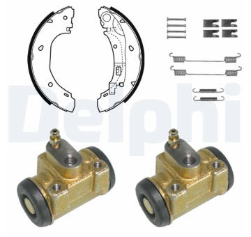 Sada brzdových čelistí DELPHI KP1080