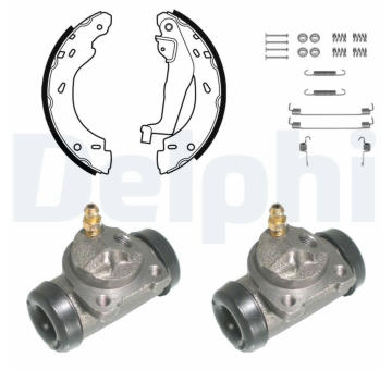 Sada brzdových čelistí DELPHI KP1081