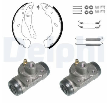 Sada brzdových čelistí DELPHI KP1082