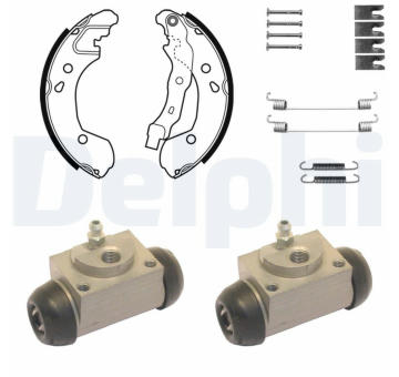 Sada brzdových čelistí DELPHI KP1086