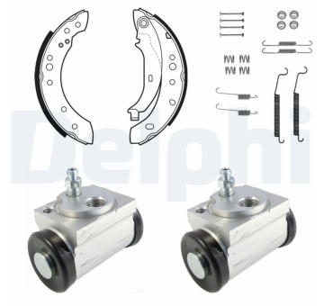 Sada brzdových čelistí DELPHI KP1110