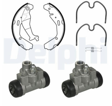 Sada brzdových čelistí DELPHI KP1111