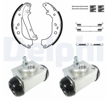 Sada brzdových čelistí DELPHI KP1123