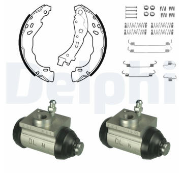 Sada brzdových čelistí DELPHI KP1147