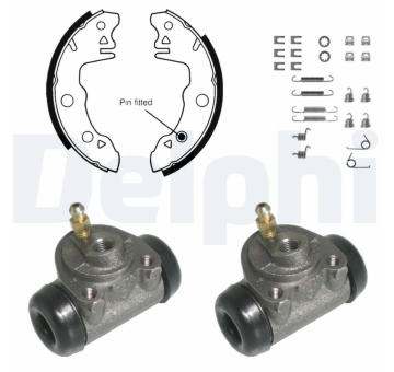Sada brzdových čelistí DELPHI KP659