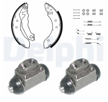 Sada brzdových čelistí DELPHI KP698