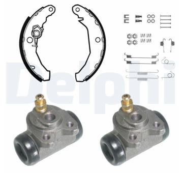 Sada brzdových čelistí DELPHI KP733
