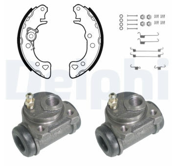 Sada brzdových čelistí DELPHI KP755