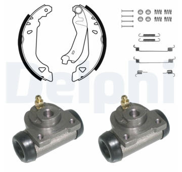Sada brzdových čelistí DELPHI KP760