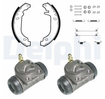 Sada brzdových čelistí DELPHI KP766