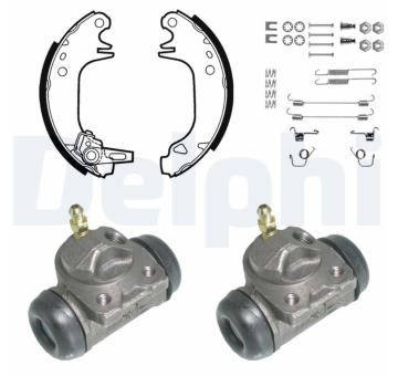 Sada brzdových čelistí DELPHI KP787