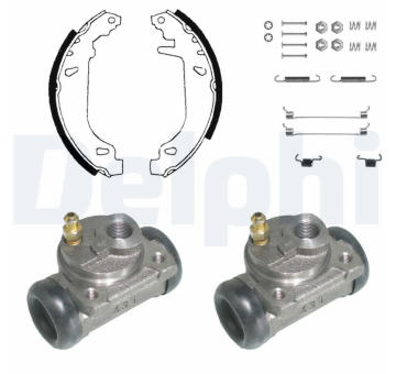Sada brzdových čelistí DELPHI KP823