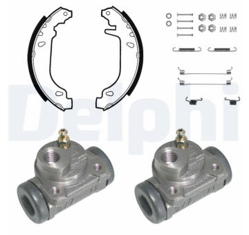 Sada brzdových čelistí DELPHI KP829