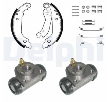 Sada brzdových čelistí DELPHI KP848