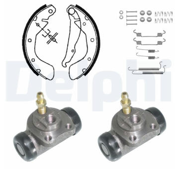 Sada brzdových čelistí DELPHI KP853