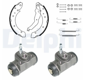 Sada brzdových čelistí DELPHI KP856