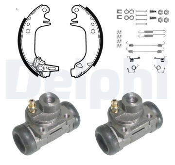 Sada brzdových čelistí DELPHI KP868