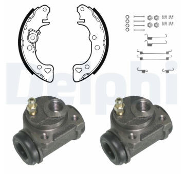 Sada brzdových čelistí DELPHI KP870