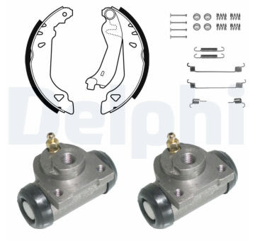 Sada brzdových čelistí DELPHI KP881