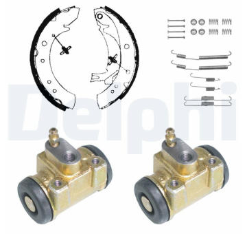 Sada brzdových čelistí DELPHI KP902