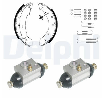 Sada brzdových čelistí DELPHI KP929
