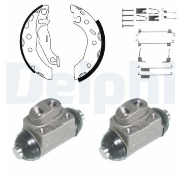 Sada brzdových čelistí DELPHI KP948