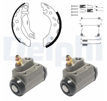 Sada brzdových čelistí DELPHI KP952