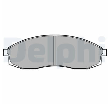 Sada brzdových destiček, kotoučová brzda DELPHI LP1013