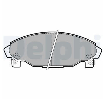 Sada brzdových destiček, kotoučová brzda DELPHI LP1064