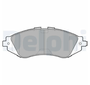 Sada brzdových destiček, kotoučová brzda DELPHI LP1304