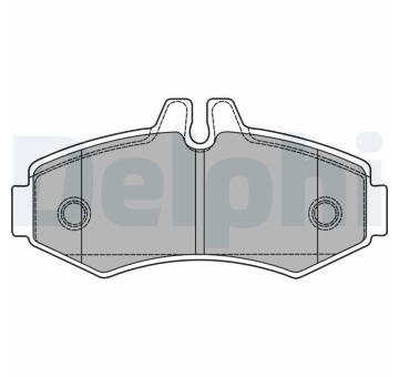 Sada brzdových destiček, kotoučová brzda DELPHI LP1425