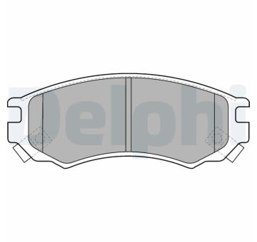Sada brzdových destiček, kotoučová brzda DELPHI LP1506