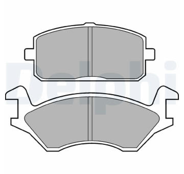 Sada brzdových destiček, kotoučová brzda DELPHI LP169
