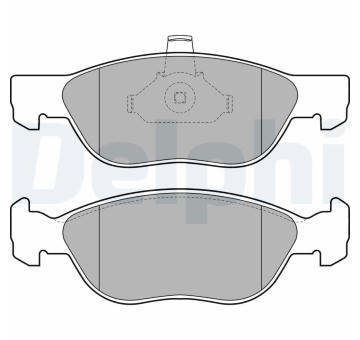 Sada brzdových destiček, kotoučová brzda DELPHI LP1734