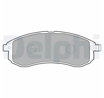 Sada brzdových destiček, kotoučová brzda DELPHI LP1808