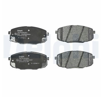 Sada brzdových destiček, kotoučová brzda DELPHI LP1819