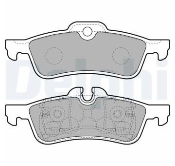 Sada brzdových destiček, kotoučová brzda DELPHI LP1912