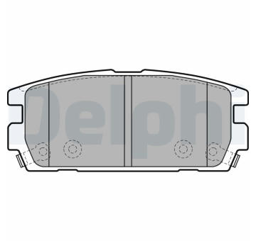 Sada brzdových destiček, kotoučová brzda DELPHI LP1930