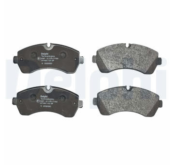 Sada brzdových destiček, kotoučová brzda DELPHI LP1981