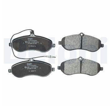 Sada brzdových destiček, kotoučová brzda DELPHI LP1995