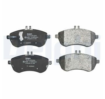 Sada brzdových platničiek kotúčovej brzdy DELPHI LP2028