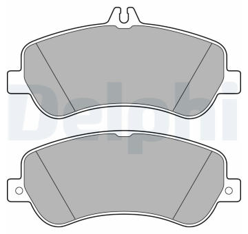 Sada brzdových destiček, kotoučová brzda DELPHI LP2146
